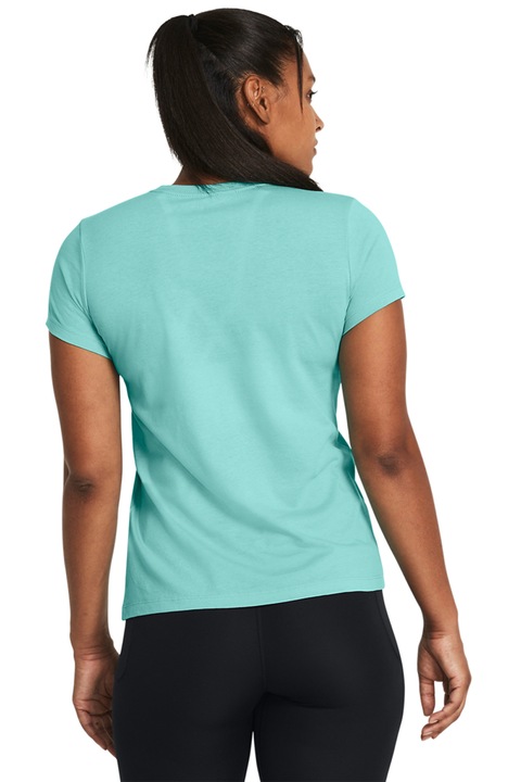 Under Armour, Tricou lejer Rival, Verde pal, Alb murdar, XL