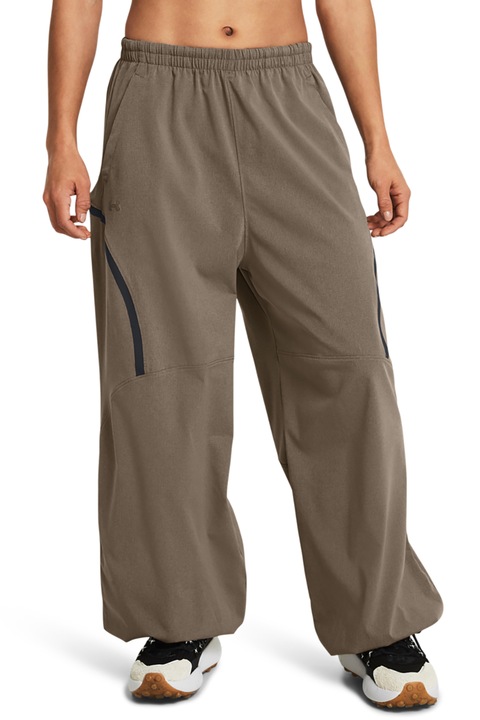 Under Armour, Unstoppable Airvent bő szárú állítható derekú sportnadrág, Tópbarna