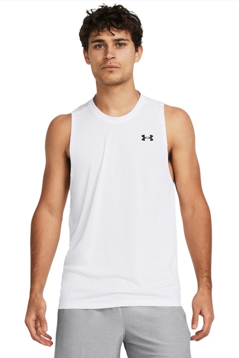 Under Armour, Top pentru antrenament Tech™, Alb/Negru