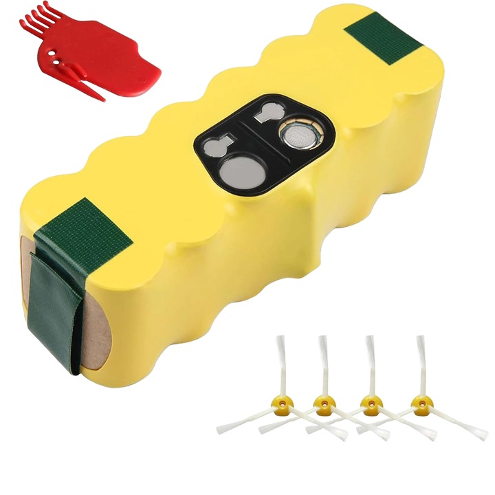 Съвместим с батерия iRobot Roomba 4050 mAh, 14.4 V, Roomba R3 500/600/700/800/900 серия 500/510/531/535/540/550/552/560/570/580/5095/500/500/531/ 535/660/700/760/770/780/790/800/870/900