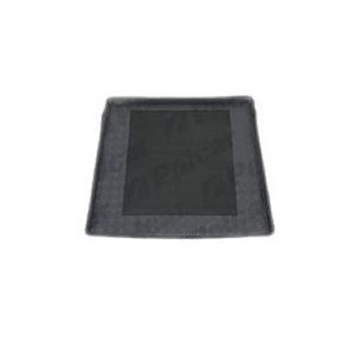 Tavita portbagaj auto Polcar, din polietilena, neagra, cu margine ridicata, pentru Peugeot 508 Estate, cu panza antialunecare