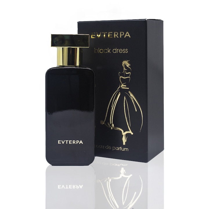 Apa de parfum EVTERPA Black Dress, Fete, 50 ml