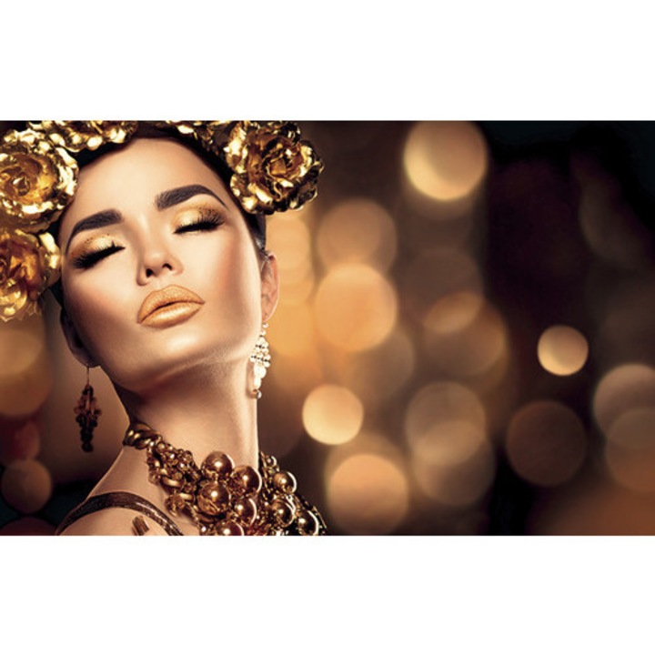 Tablou Canvas Pt6066 Gold Beauty 80x125 Cm