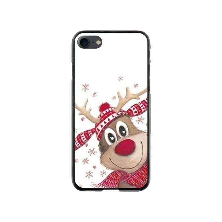 Husa personalizata Swim Case pentru Apple iPhone 7, model Reindeer #3, multicolor, S1D1M0053