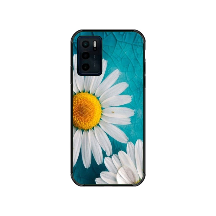 Husa personalizata HQPrint si Folie de Silicon pentru Motorola Moto G42, model Petunia #1, multicolor, S1D1M0235