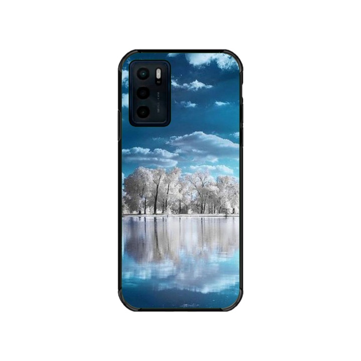 Husa personalizata Swim Case si Folie de Silicon pentru Motorola Moto G42, model Nice View #9, multicolor, S1D1M0221