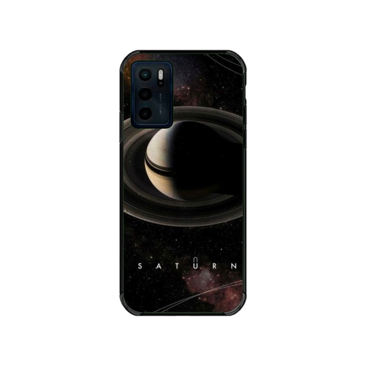 Husa personalizata HQPrint si Folie de Silicon pentru Motorola Moto G42, model Planet #1, multicolor, S1D1M0347