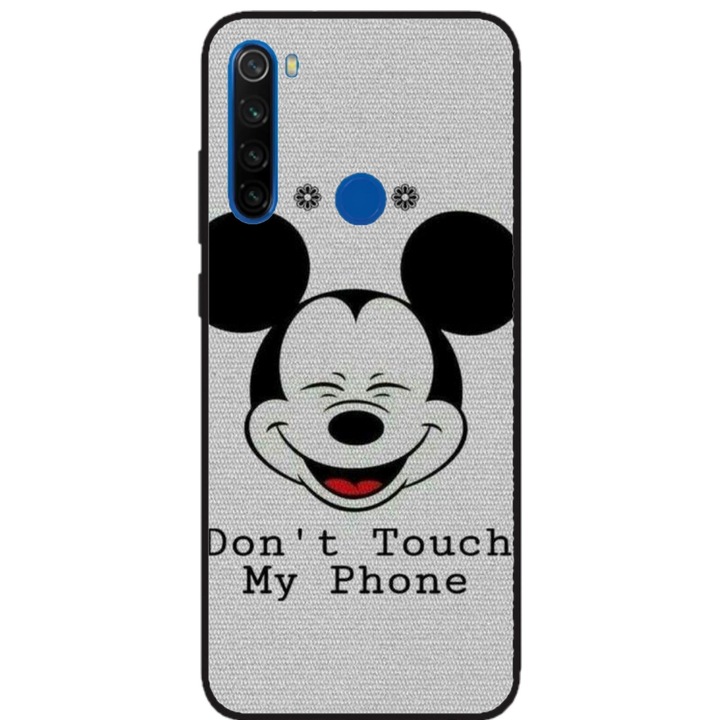 Husa personalizata HQPrint pentru Xiaomi Redmi Note 8, model Don't Touch my Phone #3, multicolor, S1D1M0123