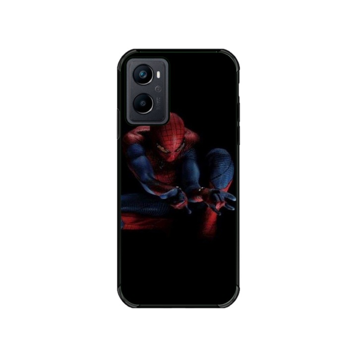 Персонализиран калъф за плуване и силиконово фолио за OPPO A96, модел Spiderman #2, многоцветен, S1D1M0168