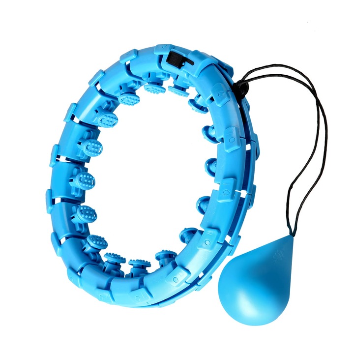 Hula Hop karika One Fitness, 50-104 cm, PVC, kék