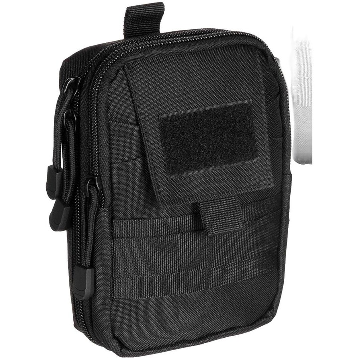 Geanta de prim ajutor, MFH, Poliester, 12 x 17 x 6 cm, Negru