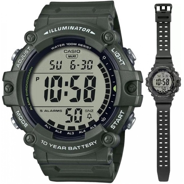 Мъжки часовник Casio, Collection AE AE-1500WHX-3AVDF, Дигитален