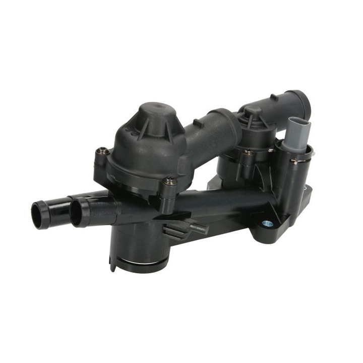 Termostat 80°C in carcasa pentru VW Golf Plus V, Golf V, Golf VI, New Beetle, CC B7, EOS, Skoda Fabia II, Seat Alhambra, Ibiza IV 1, 4/1, 4ALK/1, 4CNG dupa 11.2005