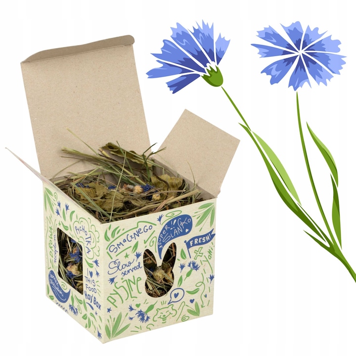 Mix de plante aromate, Tivo, Hay'Box, cu patlagina si albastrele