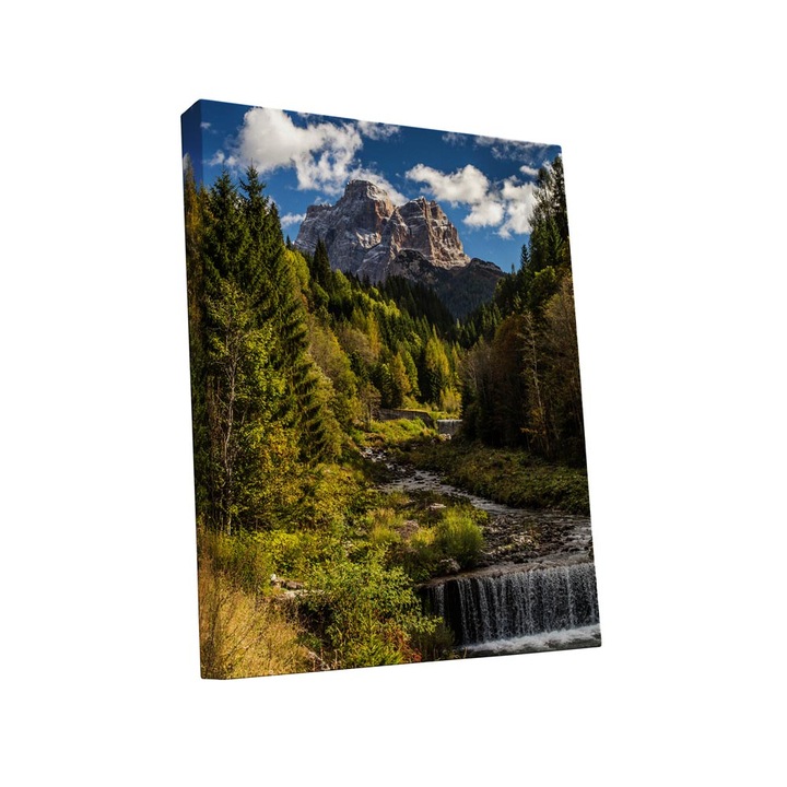 Tablou canvas Intelli®, Decoratiuni moderne pentru Living, Dormitor, Muntii, A1286, 130x90 cm