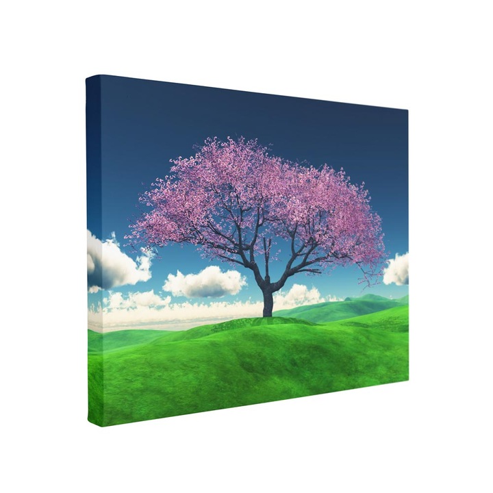 Tablou canvas Intelli®, Decoratiuni moderne pentru Living, Dormitor, Copacul vietii, F1311, 80x120 cm