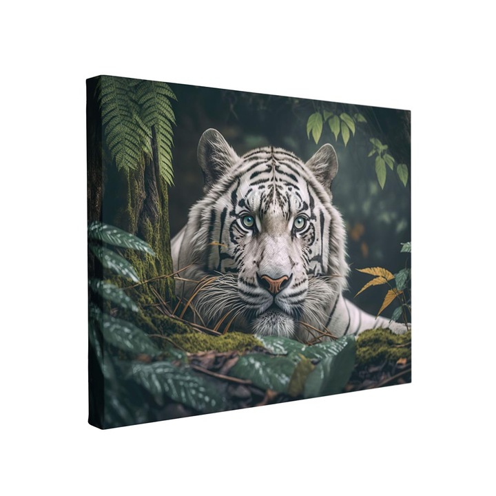 Tablou canvas Intelli®, Decoratiuni moderne pentru Living, Dormitor, Tiger, F1474, 110x170 cm