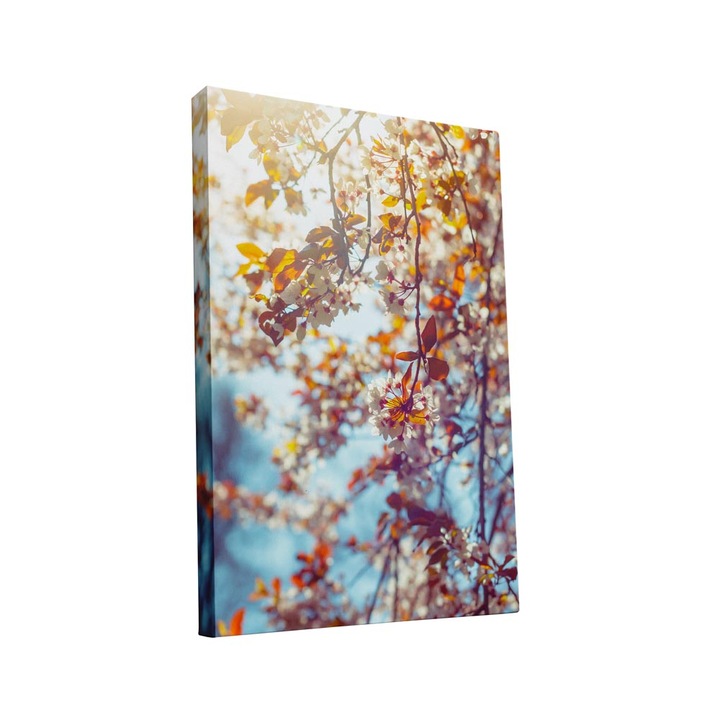 Tablou canvas Intelli®, Decoratiuni moderne pentru Living, Dormitor, Floare, AH1304, 100x60 cm