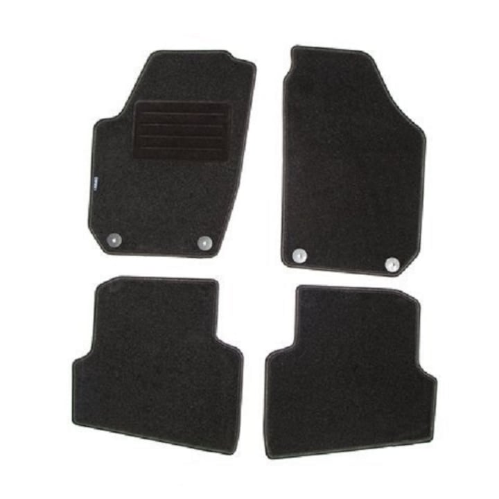 Set covorase auto mocheta Petex, grafit, pentru Skoda Fabia II