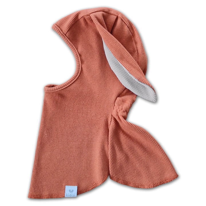 Регулируема памучна шапка Bunny Kidizi за бебета/деца, Оранжев