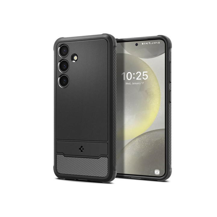 Samsung Galaxy S24, Spigen, TPU, fekete tok