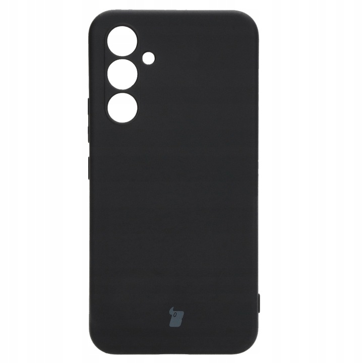 Кейс за Galaxy A54 5G, Bison, Силиконов, Черен
