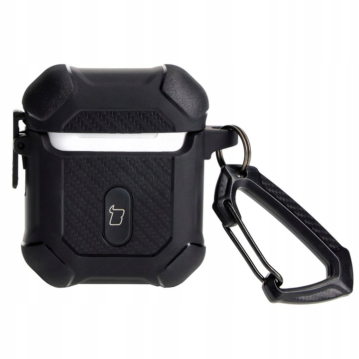 Tok, Bizon Case Headphone Armor, AirPods 2 / 1, Fekete