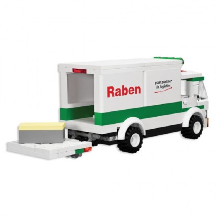 Конструктор 161 елемента, малък камион Raben logistics, Blocki