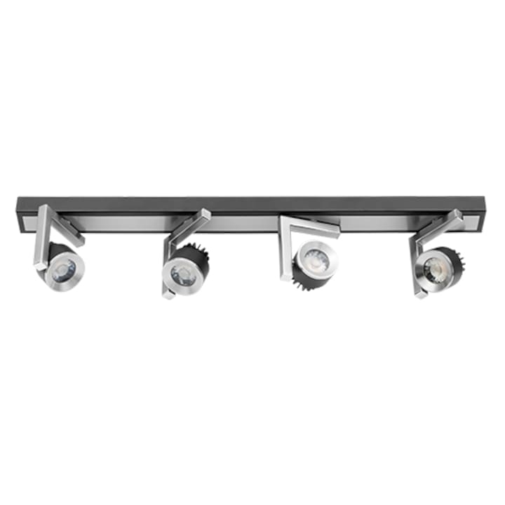 LED спот ULTRALUX осветително тяло 4х5W, 2700K, графит