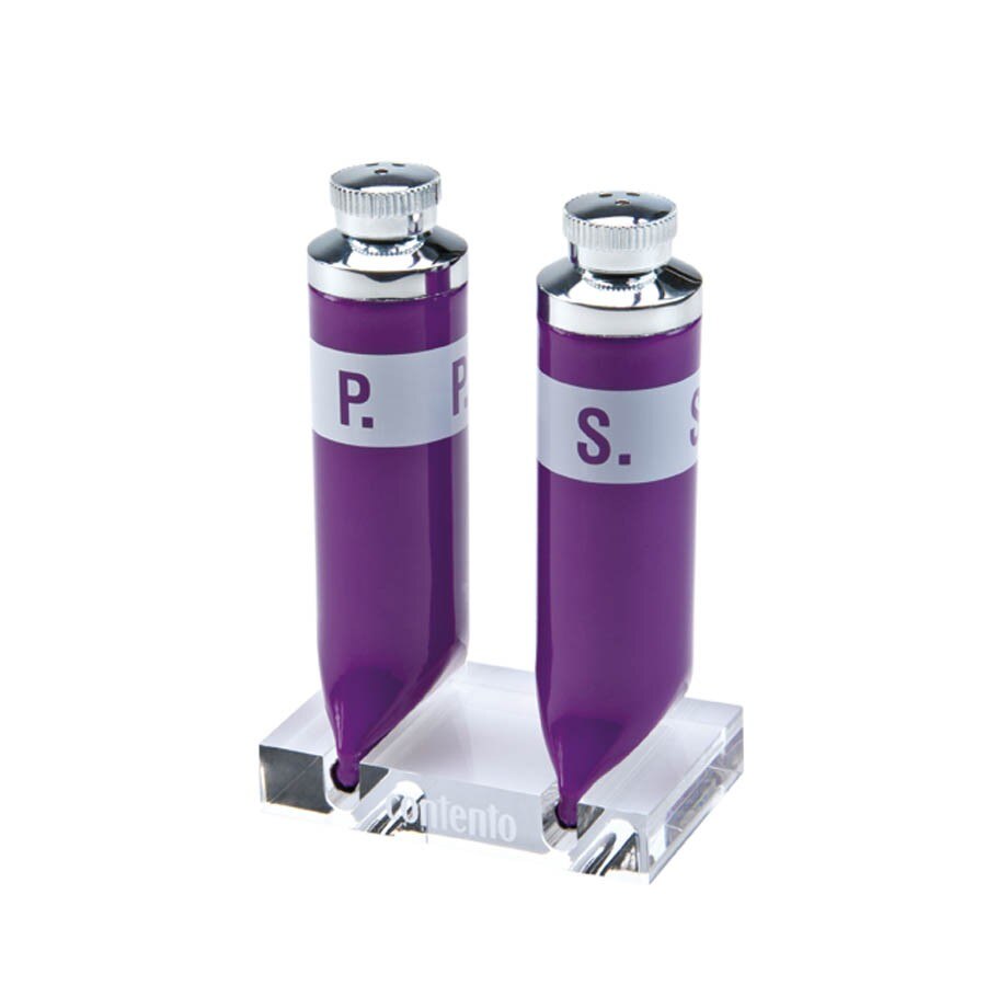 Set pentru piper si sare - violet