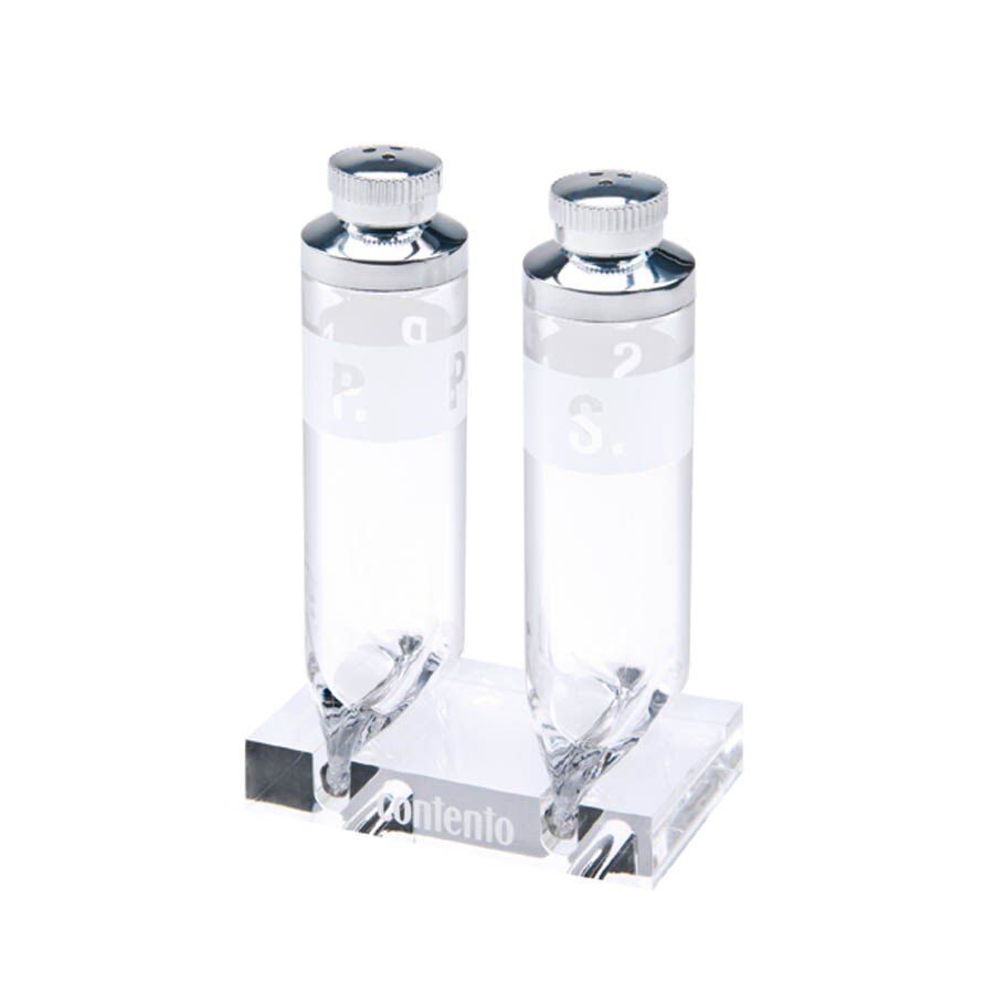 Set pentru piper si sare - transparent