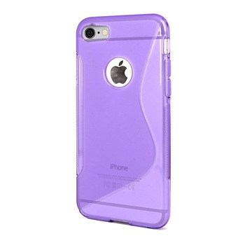 Carcasa Husa de protectie Apple iPhone 7 S-line, Mov Carcasa Husa de protectie Apple iPhone 7 S-line, Mov