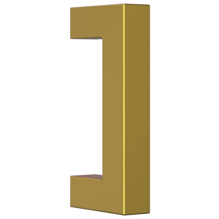 Set manere de dulap vidaXL, 20 buc., auriu, 64 mm, otel inoxidabil 3203643