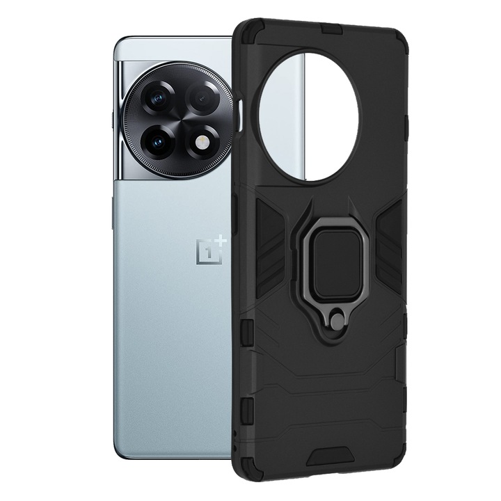 Калъф за OnePlus 11R/OnePlus Ace 2, Cipsir Protect, V74, Metal, Intense Dark