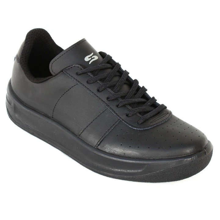 Egyéb (Rapisardi,The Flexx, Ata, stb.) Sneakers uniszex fűzős bőr félcipő fekete P2-B-GV 06744
