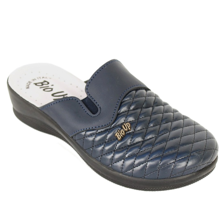 Saboți matlasați pentru damă BioUP Bio Up 6204 albastru 02091