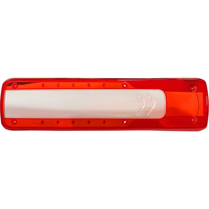 Комбинирана LED лампа за кола, Lamiro, Пластмаса, Модел Volvo FH4, Лява/Дясна, Червена/Прозрачна