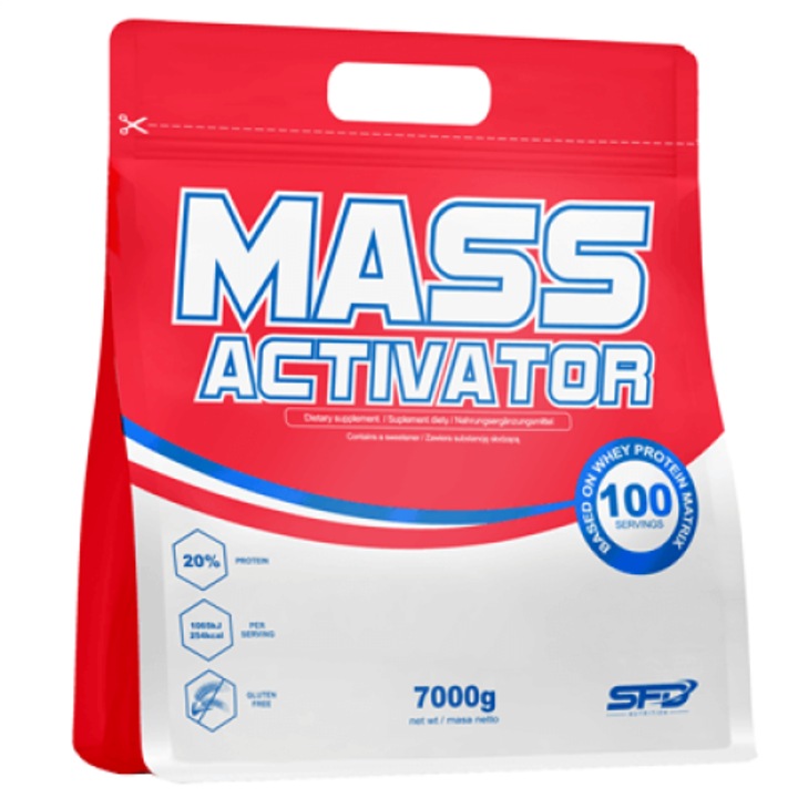 Proteina Carbohidrati SFD Mass Activator 7000g prajitura