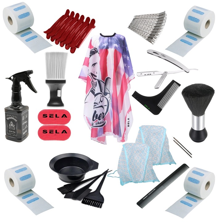 Set kit frizerie Sela, nr.14, 17 piese