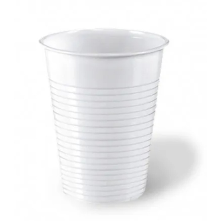 Fehér 200 ml-es Tim poharak, 100 db/szett