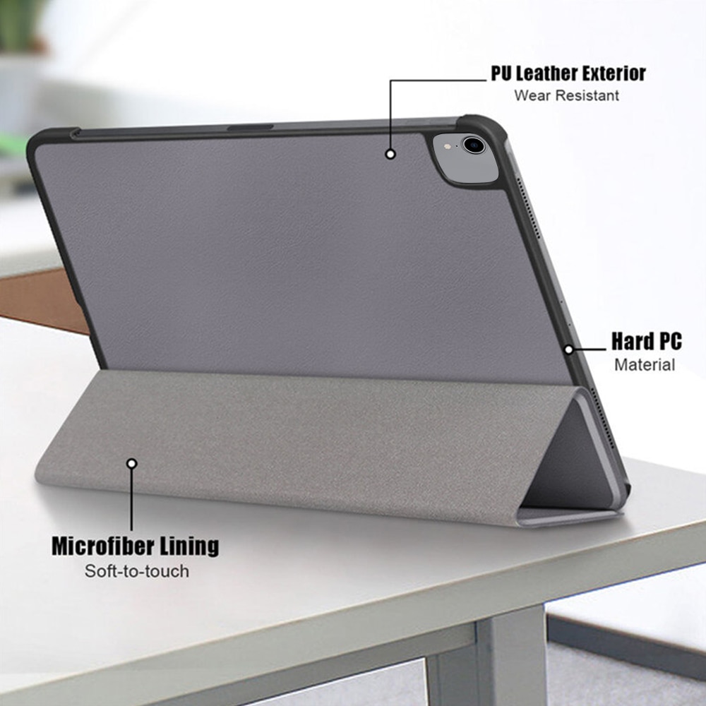 Husa pentru tableta iPad Pro 11 (2018 / 2020 / 2021 / 2022), Techsuit FoldPro, Bordeaux