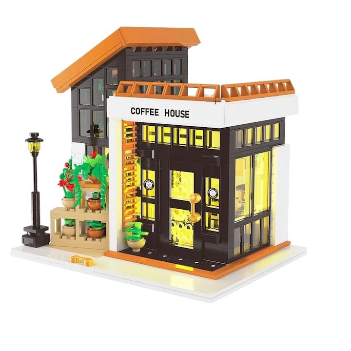 LEGO Cafe szett, Sundiguer, 1512 db, 6+ év, 20,5*16*20,8 cm, ABS, többszínű