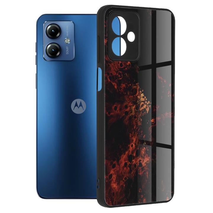 Защитен калъф за Motorola Moto G14, Eldar Protect, U12, Lexgard, Noble Red Nebula