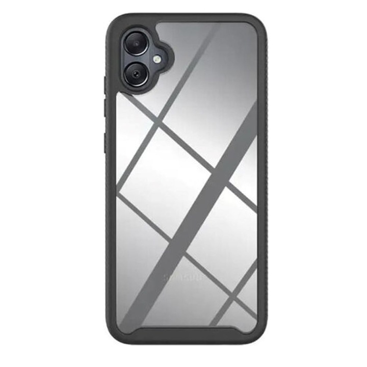 Vault SILKASE borítás Samsung Galaxy A05-höz, kamera védelem, antishock, antigravitáció, fekete szín