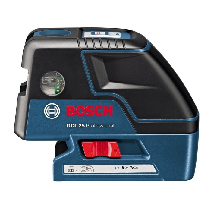 Nivela laser cu linii si puncte Bosch GCL 25 + Stativ pentru constructii BS 150 Profesional