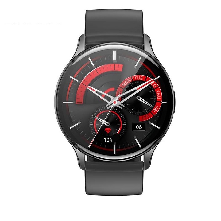 Часовник SmartWatch Hoco Y15, Amoled, С Bluetooth функция за обаждане, Черен