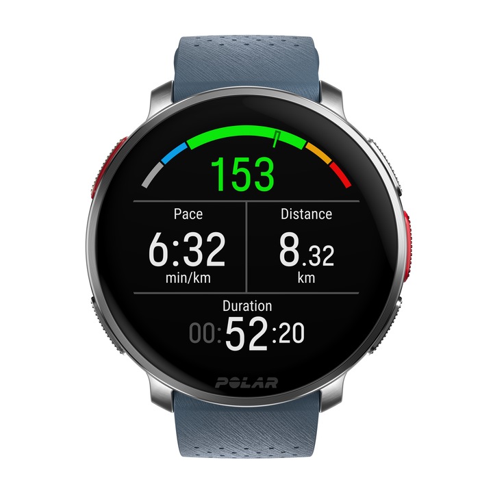 Ceas smartwatch Polar Vantage V3, S-L Sky Blue