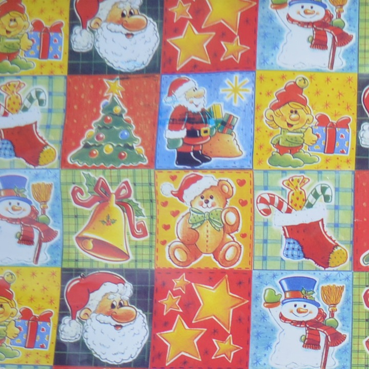 Mini Junior Коледна хартия за опаковане на подаръци ART7005, Многоцветна
