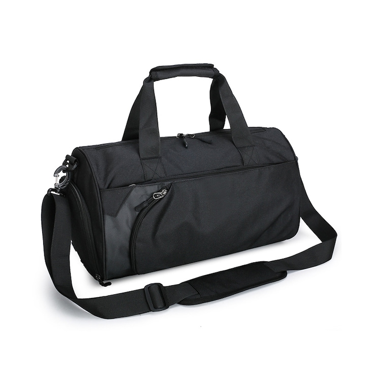 Пътна чанта, SDLOGAL, многофункционална, с отделение за обувки, за мъже и жени, 52x28x28см, Черна