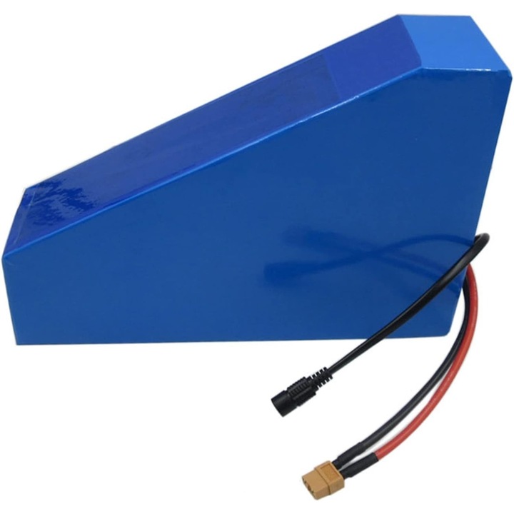 батерия, 48V, 18AH, 1000W, 3A, За велосипед, Син